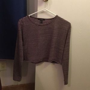 Long sleeved strip shirt from forever 21